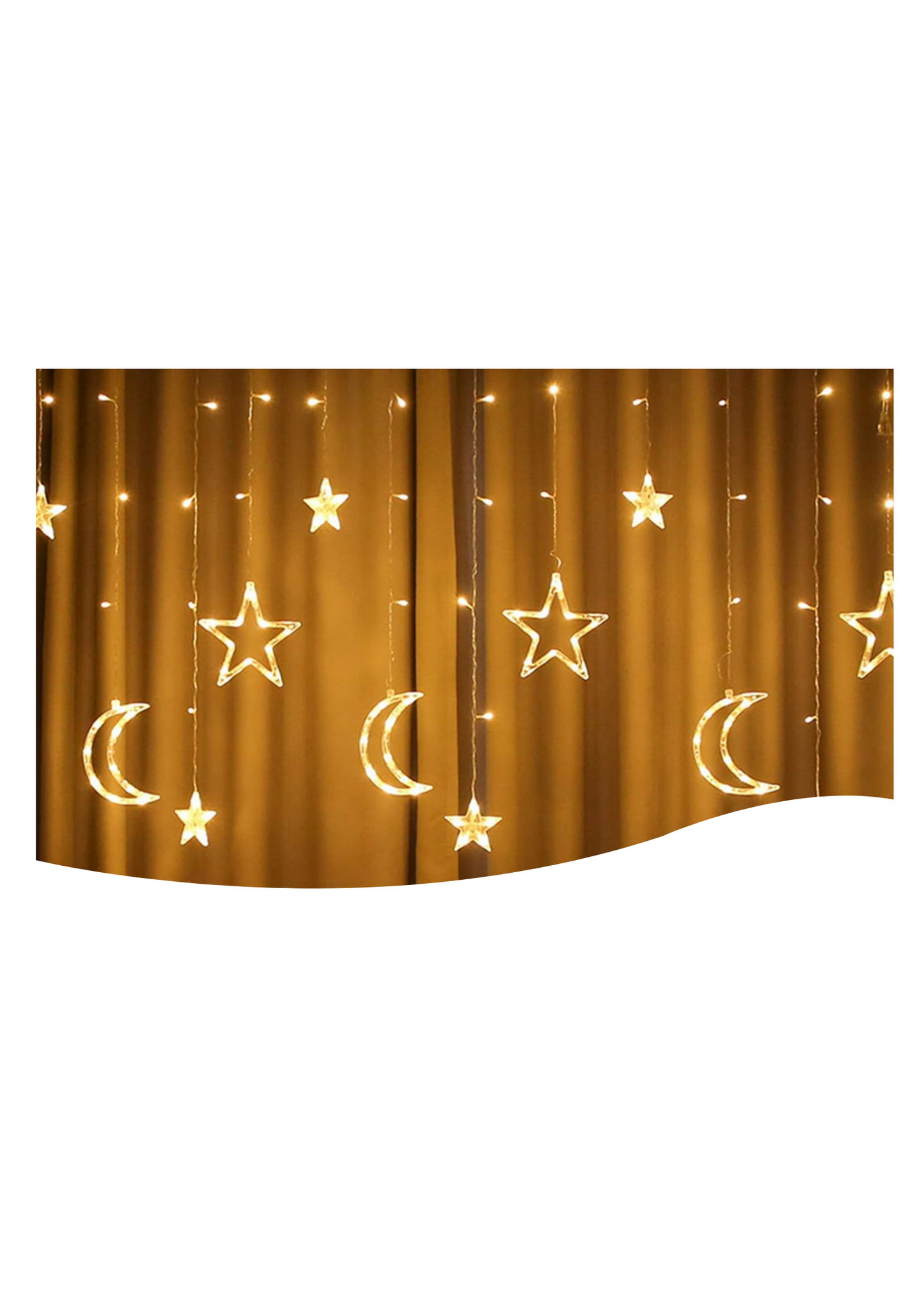 Moon Star Curtain Lights