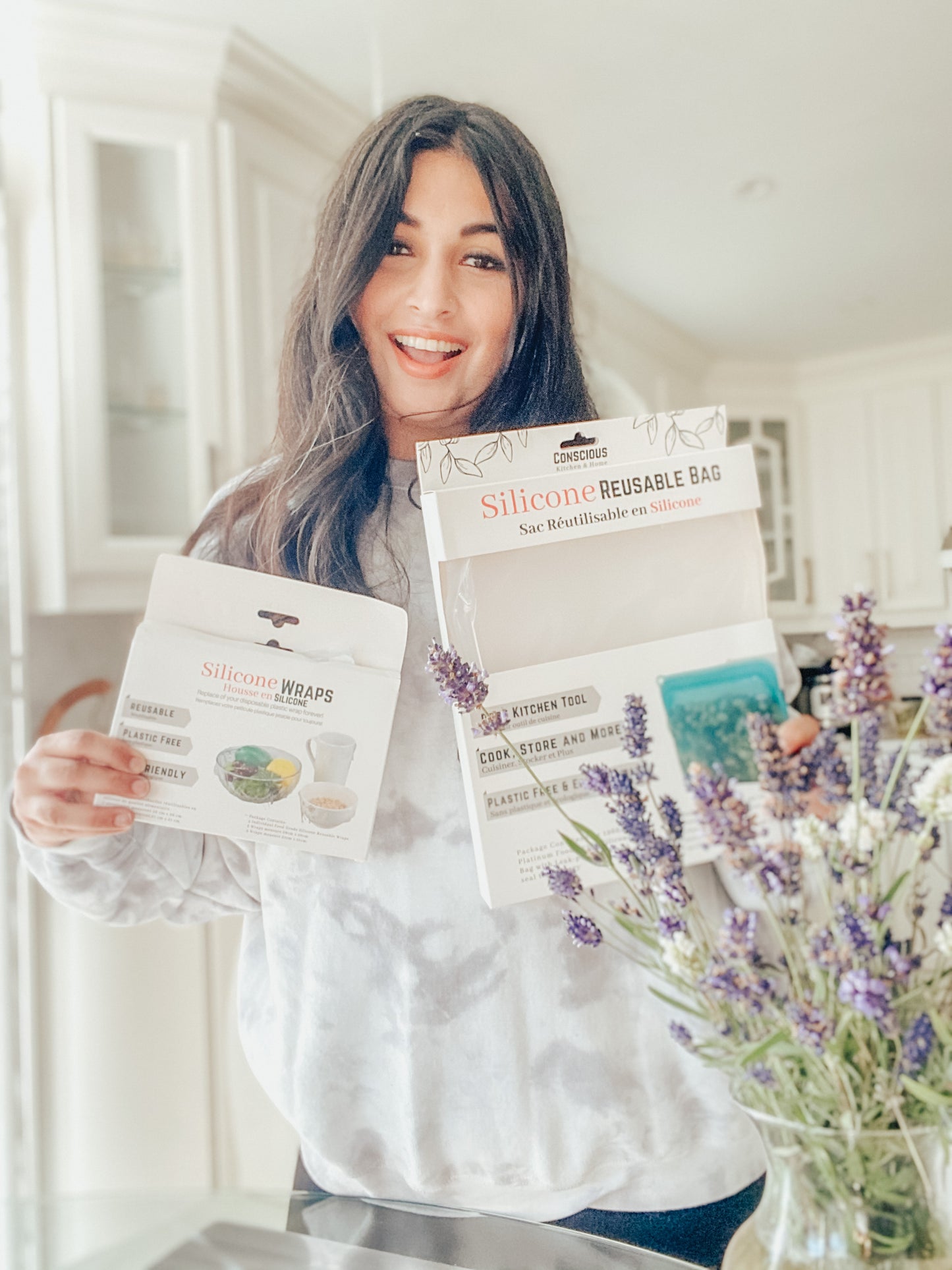 Clear Platinum Silicone Bag- Size Large 1960mL