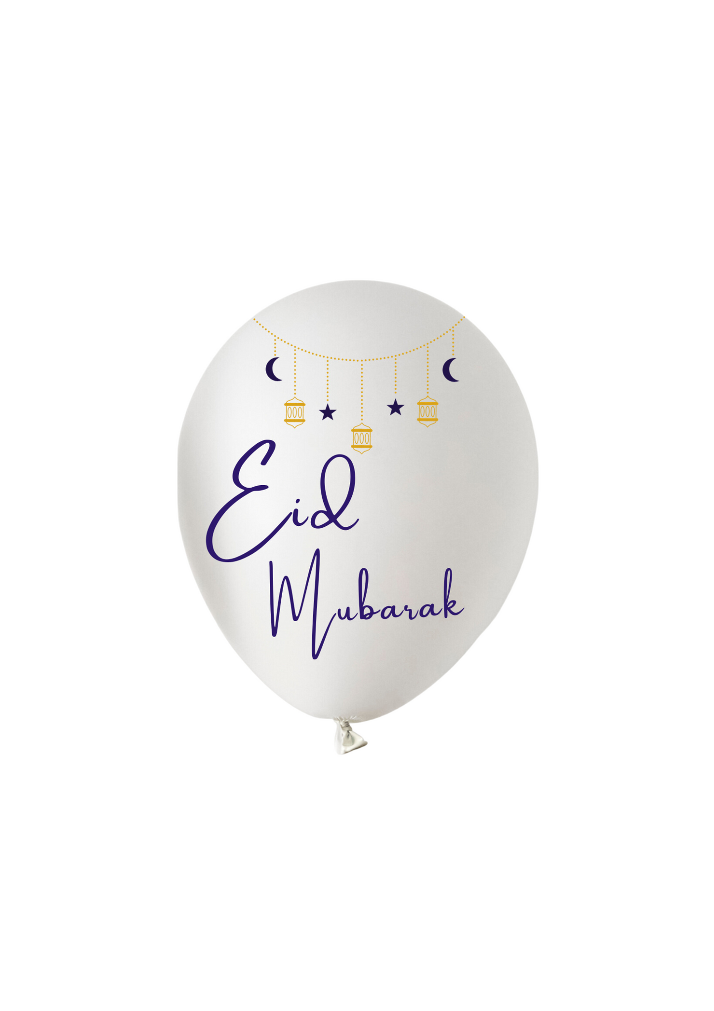 Happy Eid Balloons - 25 balloons per package