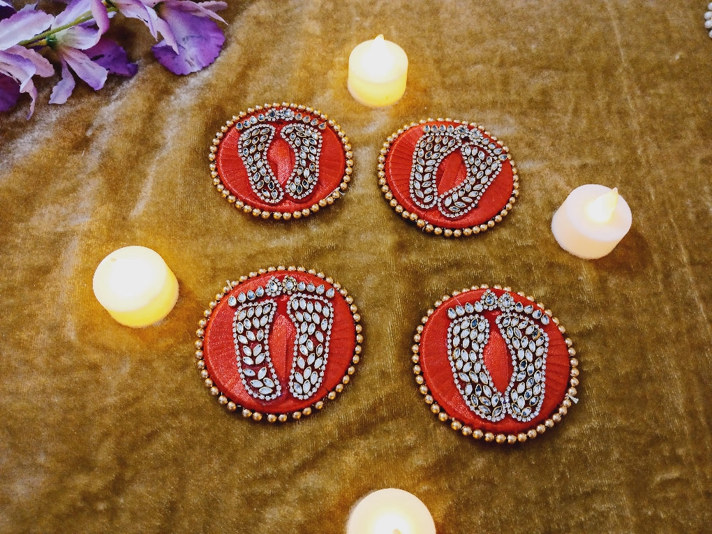 Handcrafted Lakshmi Footprints