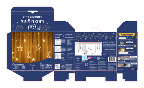 Moon Star Curtain Lights