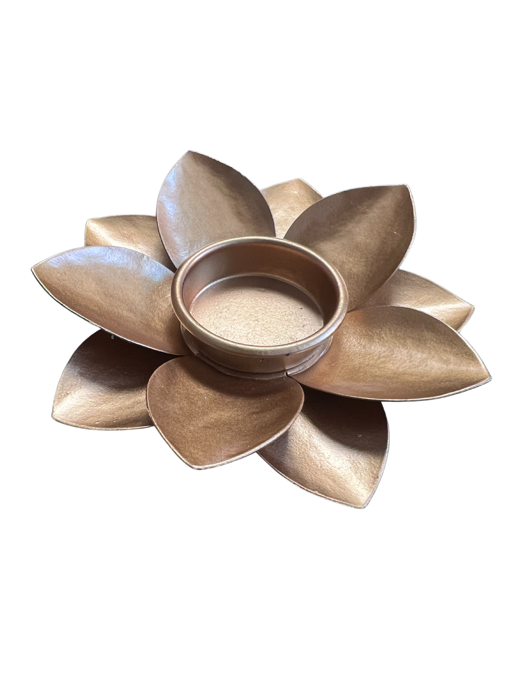 Gold Lotus Tea Lights Diyas