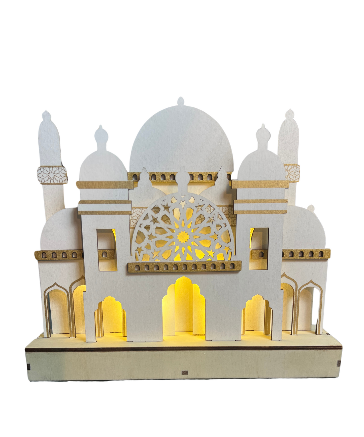 Light UP Mosaic Mosque Table Decor - UAE