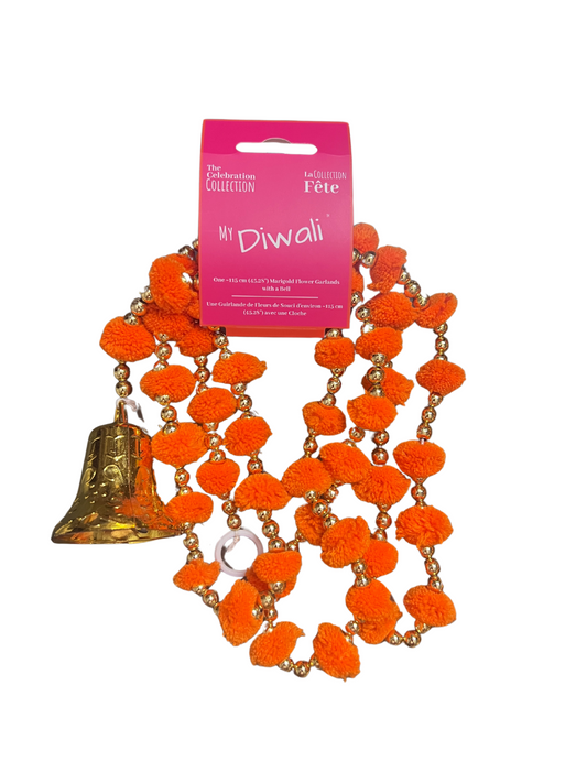 Pom-Pom Orange Garland