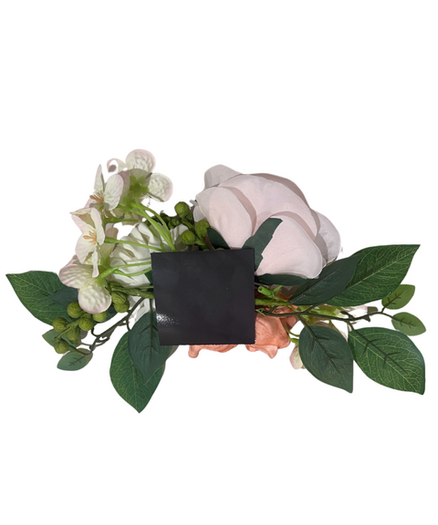 Pink Rose Seasonal Sign Swap Flower Insert