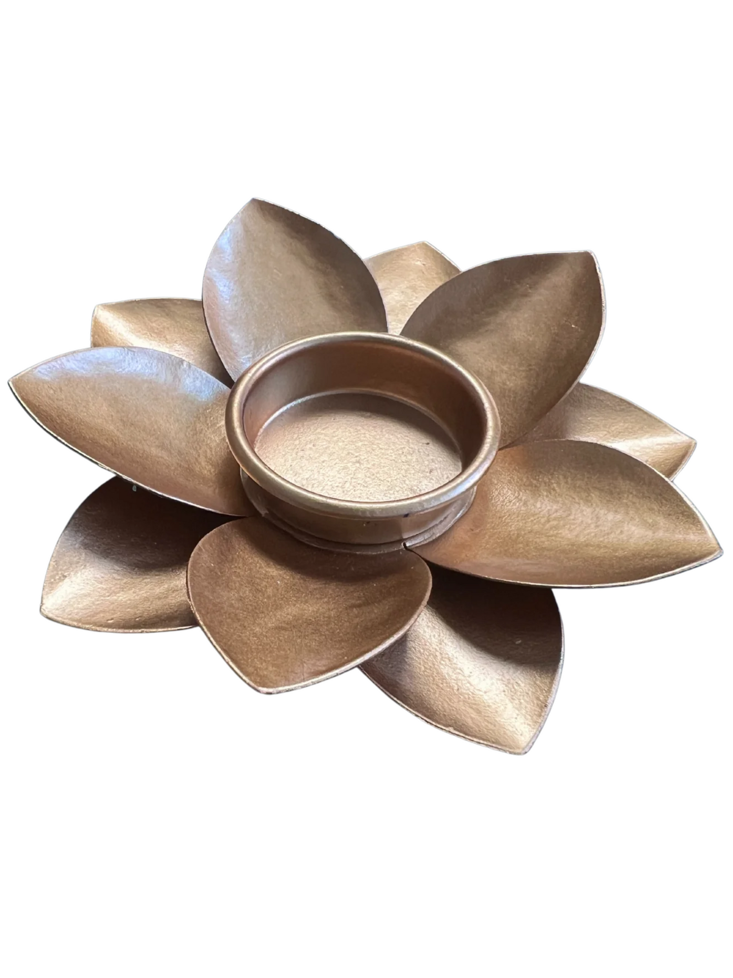 Gold Lotus Tea Lights Diyas - UAE