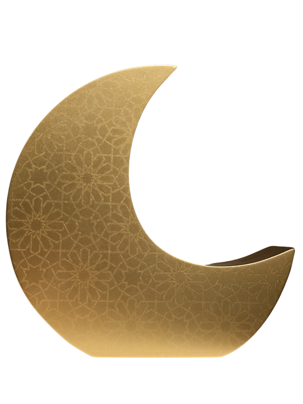 Crescent Moon Charity (Sadaqah) Coin Bank - Traditional Gold