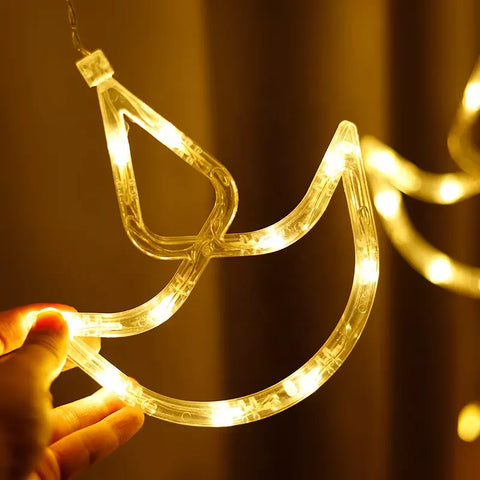 Diya Curtain Lights