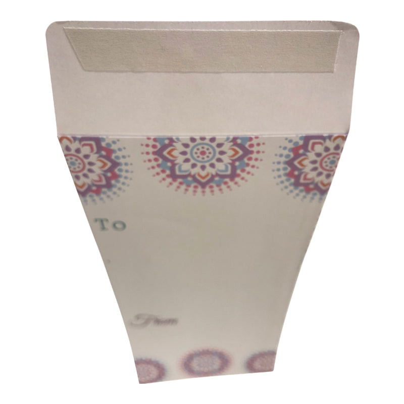 Mubarak Money Envelope with adhesive seal from AlsoSophia; this envelope fits Canadian Bills perfectly with print on back and front