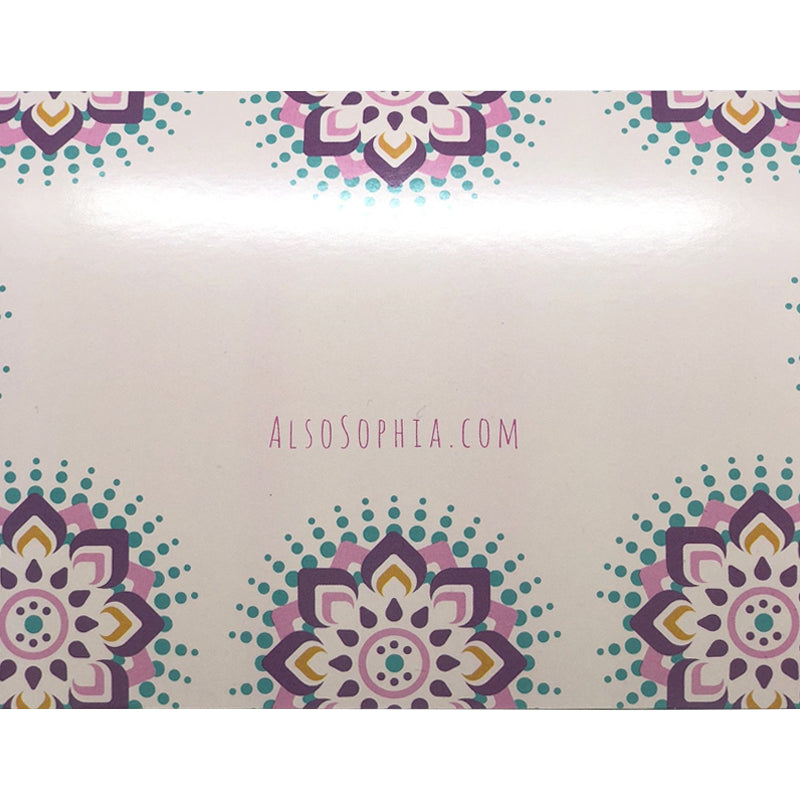 Pretty Pink Eid Mubarak Cards: 3 Blank Greeting Cards per Package
