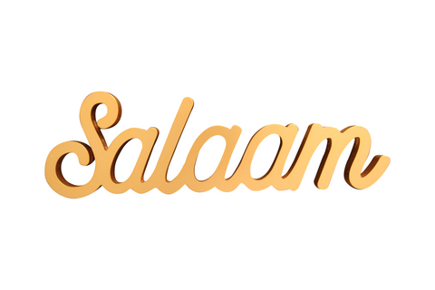 The Salaam Sign in Rose Gold