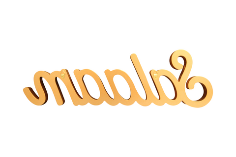 The Salaam Sign in Rose Gold