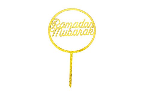 Ramadan Mubarak Cake Topper