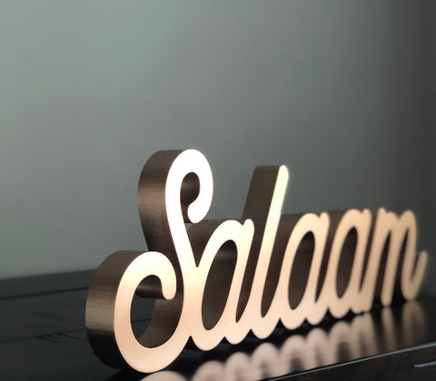 The Salaam Sign in Rose Gold