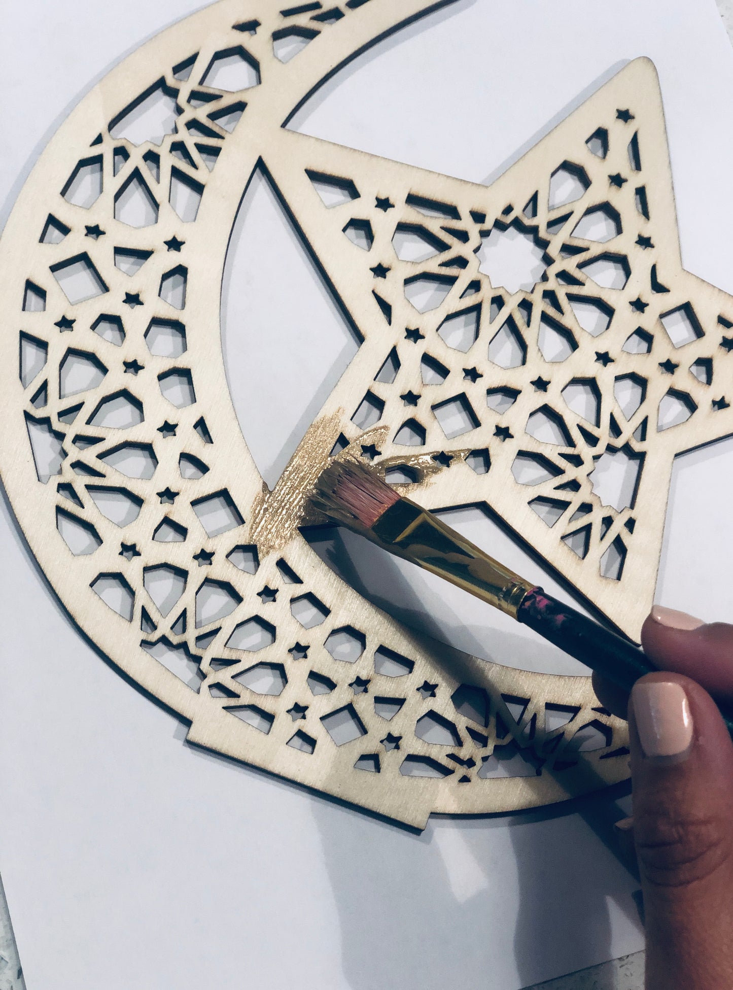 My Eid™ DIY Collection - Mosaic Moon Table Decor