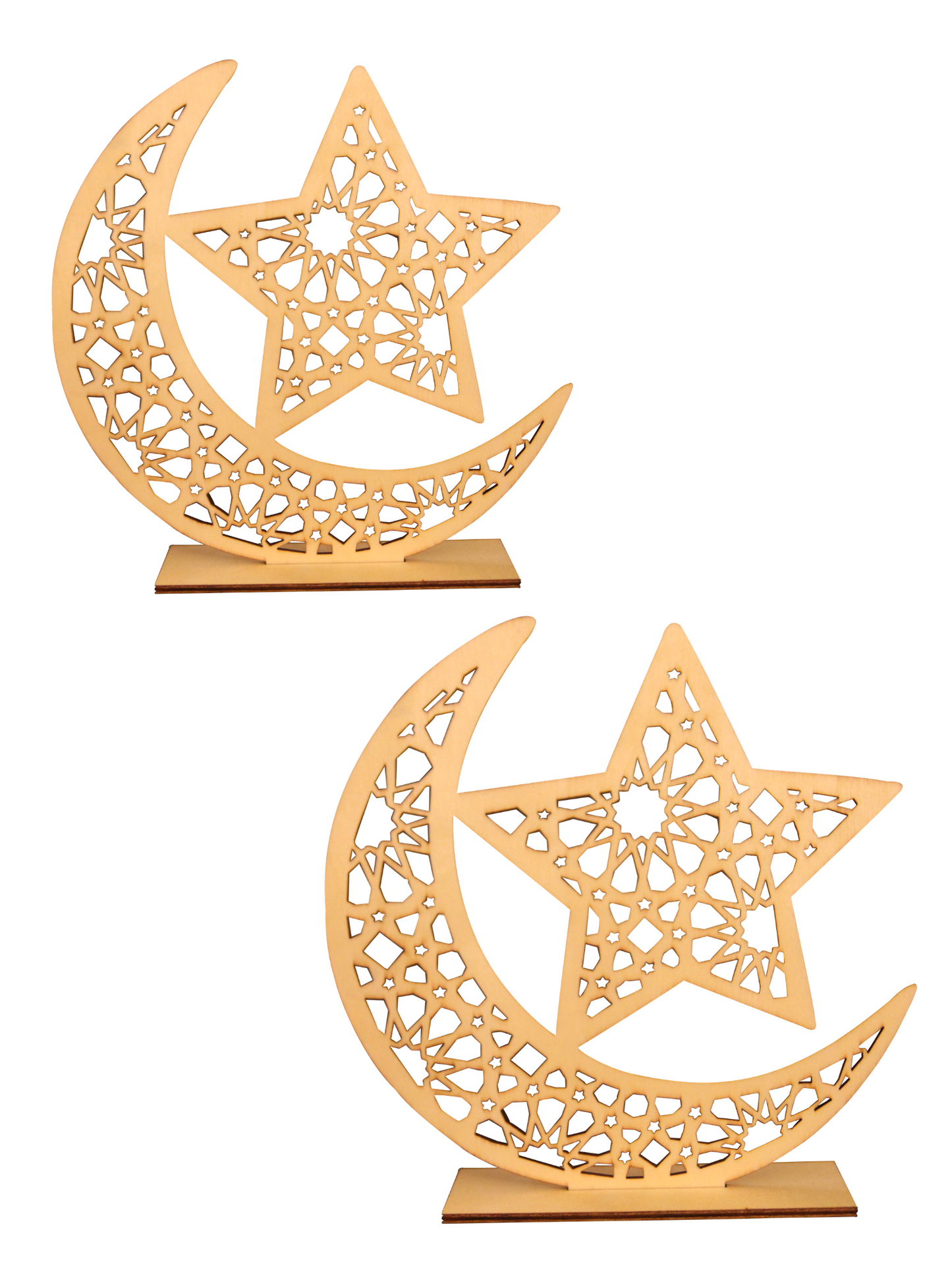 Double Pack: Mosaic Moon Table Decor