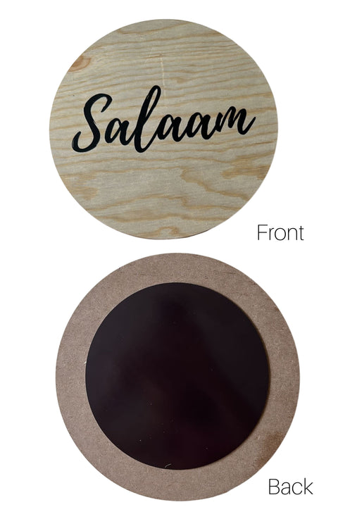 Salaam Insert Seasonal Sign Swap