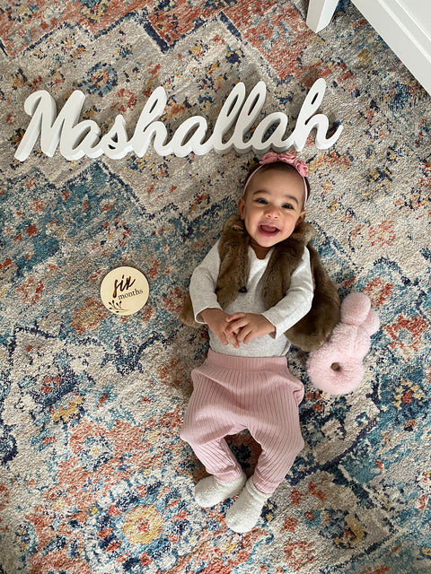 Mashallah Sign in White