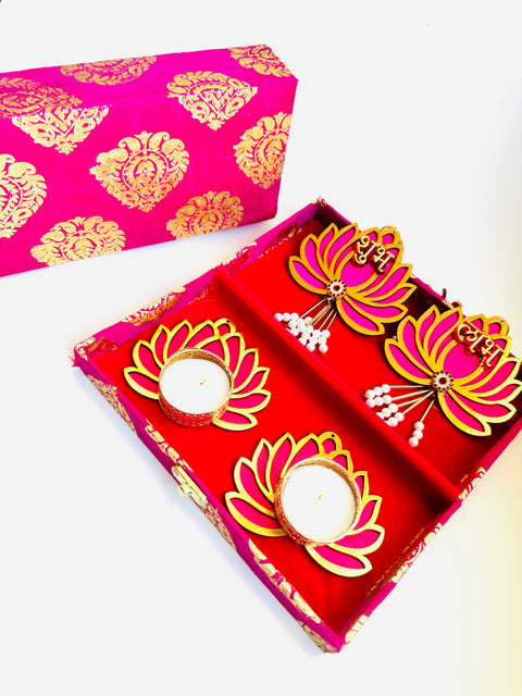 Box of Lotus Diya